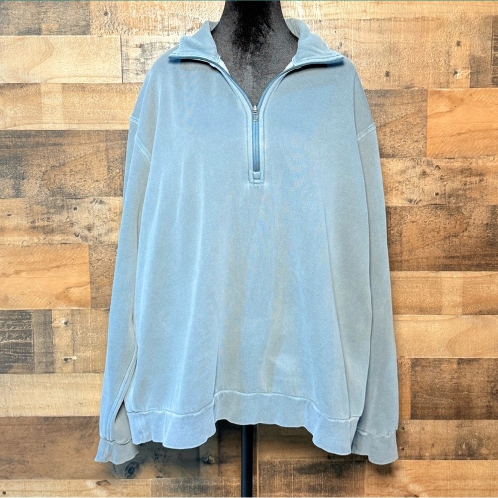 Lululemon Athletica Blue Gray Men's Sweatshirt Pullover XXL Extra Large